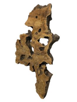 Preview: Dicke Olivenholzwurzelscheibe Art.Nr. 1087 Preview: Rustikale Wurzelscheibe vom Olivenbaum – Sägerauh und trocken