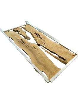 Preview: Olivenholz Tischplatten Set für 210x100x4,3 cm Tisch mit Epoxidharz Preview: Olivenholz Tischplatten Set für 210x100x4,3 cm Tisch mit Epoxidharz
