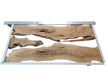 Preview: Olivenholz Tischplatten Set für 210x100x4,3 cm Tisch mit Epoxidharz Preview: Olivenholz Tischplatten Set für 210x100x4,3 cm Tisch mit Epoxidharz