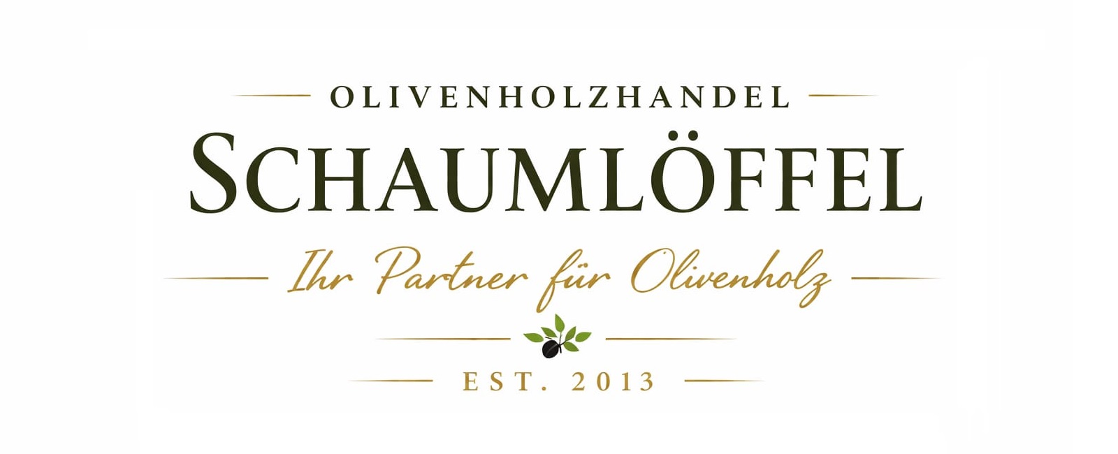 Olivenholzhandel Schaumlöffel – Ihr Partner für hochwertiges Olivenholz Logo von Olivenholzhandel Schaumlöffel mit Olivenbaum Symbol für hochwertiges Olivenholz