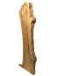 Preview: Olivenholzbohle Kunstvolle und stabile Bohle mit natürlicher Form und auslaufender Seite – ein wahres Naturkunstwerk.