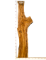 Preview: 180 cm Olivenholz Brett mit Gabelung und TOP Maserung 1209