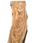 Preview: 195 cm Olivenholz Brett mit sensationeller Maserung 1201