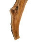 Preview: 210 cm Olivenholz Bohle Rustikal Urig mit Baumoptik 1211
