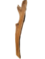 Preview: 210 cm Olivenholz Bohle Rustikal Urig mit Baumoptik 1211