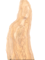 Preview: 215 cm Olivenholzbrett mit teinem Flammenmeer an Maserung 1207