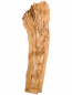 Preview: Olivenholz Bohle 165 cm – Rohware aus 400 Jahre altem Baum massiv trocken - 2503