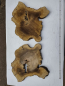 Preview: 2 Olivenholz Baumscheiben Zwillinge 40x50x3cm TROCKEN