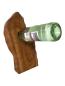 Preview: Olivenholz Weinflaschenhalter/schwebende Flasche Art.Nr. W08