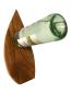 Preview: Olivenholz Weinflaschenhalter/schwebende Flasche Art.Nr. W20