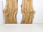 Preview: XXL Olivenholzbohlen 2er Set 203 x 120 x 4,3 cm – Trockenes Olivenholz Rohware XXL Tischplatten - B607