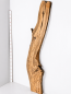 Preview: Olivenholzbohle 207,5–213 x 24–64 x 4 cm – Trockenes Olivenholz Rohware Baumoptik - B643