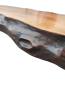 Preview: Einzigartiger Tisch mit gespiegeltem Olivenholz 210x70x5,5 cm eine selten schöne Handwerkskunst