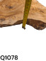 Preview: Massive Olivenholz Baumscheibe 45 cm – Trockenes Olivenholz - bereits geschliffen