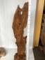 Preview: Olivenholz Maser Deko Skulptur D747