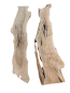 Preview: Olivenholz Tischplatten Set für 210x100x4,3 cm Tisch mit Epoxidharz