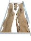 Preview: Olivenholz Tischplatten Set für 210x100x4,3 cm Tisch mit Epoxidharz