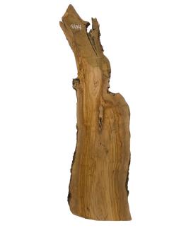 Massives, einzigartiges Olivenholzbrett aus einem 400 Jahre alten Baum – ideal für kreative Projekte und handwerkliche Anwendungen.