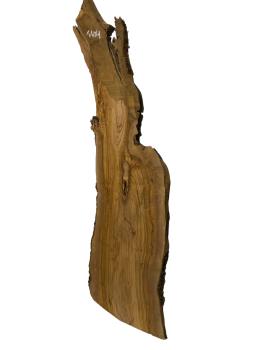 Massives, einzigartiges Olivenholzbrett aus einem 400 Jahre alten Baum – ideal für kreative Projekte und handwerkliche Anwendungen.