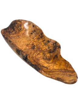 Preview: Schale aus Olivenholz mit sehr intensiver Maserung Perfekt zur stilvollen Aufbewahrung von Obst und Gemüse.