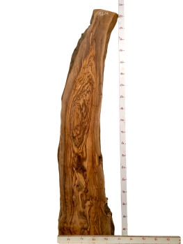 195 cm Olivenholz Brett mit sensationeller Maserung 1201