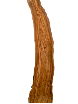195 cm Olivenholz Brett mit sensationeller Maserung 1201