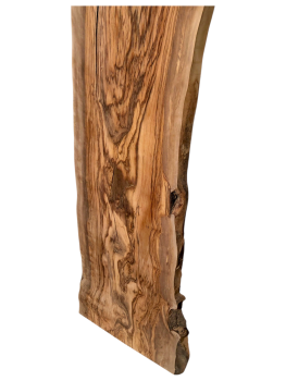 195 cm Olivenholz Brett mit sensationeller Maserung 1201