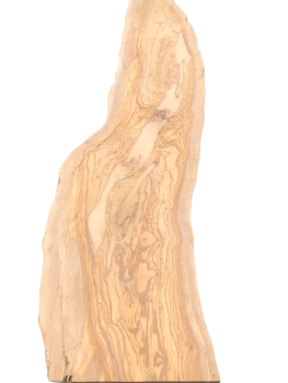 215 cm Olivenholzbrett mit teinem Flammenmeer an Maserung 1207