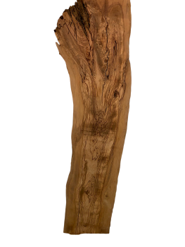 Sehr große Olivenholzbohle – ideal für kreative Projekte und hochwertige Möbelstücke, mit einzigartigem Charakter aus einem 400 Jahre alten Baum.