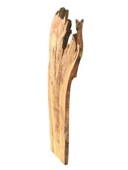 Rustikales, sehr großes Olivenholzbrett mit einzigartigem Charme aus einem 450 Jahre alten Baum – ideal für kreative Projekte und individuelle Designs.