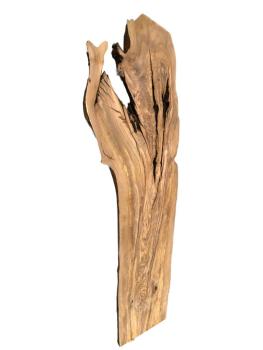 Rustikales, sehr großes Olivenholzbrett mit einzigartigem Charme aus einem 450 Jahre alten Baum – ideal für kreative Projekte und individuelle Designs.