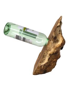 Olivenholz Weinflaschenhalter/schwebende Flasche Art.Nr. W03