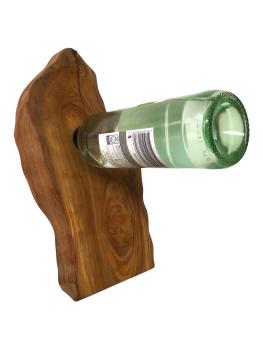 Olivenholz Weinflaschenhalter/schwebende Flasche Art.Nr. W08