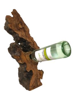 Olivenholz Weinflaschenhalter/schwebende Flasche Art.Nr. W11