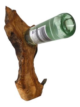 Olivenholz Weinflaschenhalter/schwebende Flasche Art.Nr. W12