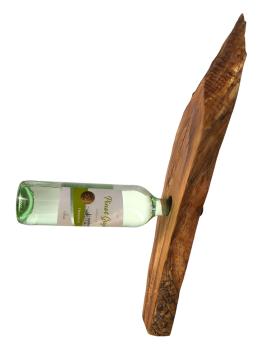 Olivenholz Weinflaschenhalter/schwebende Flasche Art.Nr. W13