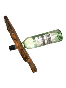Olivenholz Weinflaschenhalter/schwebende Flasche Art.Nr. W16