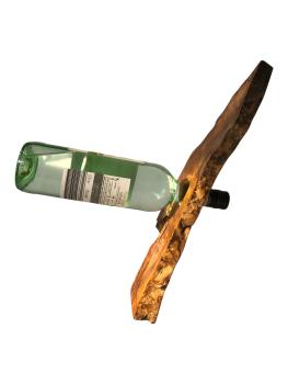 Olivenholz Weinflaschenhalter/schwebende Flasche Art.Nr. W16