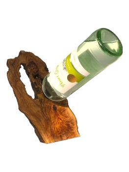 Olivenholz Weinflaschenhalter/schwebende Flasche Art.Nr. W17