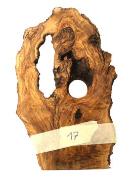 Olivenholz Weinflaschenhalter/schwebende Flasche Art.Nr. W17