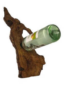 Olivenholz Weinflaschenhalter/schwebende Flasche Art.Nr. W18