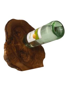 Olivenholz Weinflaschenhalter/schwebende Flasche Art.Nr. W19