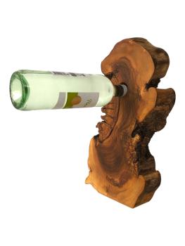 Olivenholz Weinflaschenhalter/schwebende Flasche Art.Nr. W21