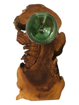 Olivenholz Weinflaschenhalter/schwebende Flasche Art.Nr. W21