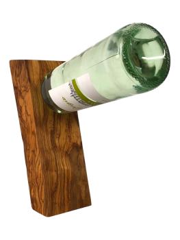 Olivenholz Weinflaschenhalter/schwebende Flasche Art.Nr. W01