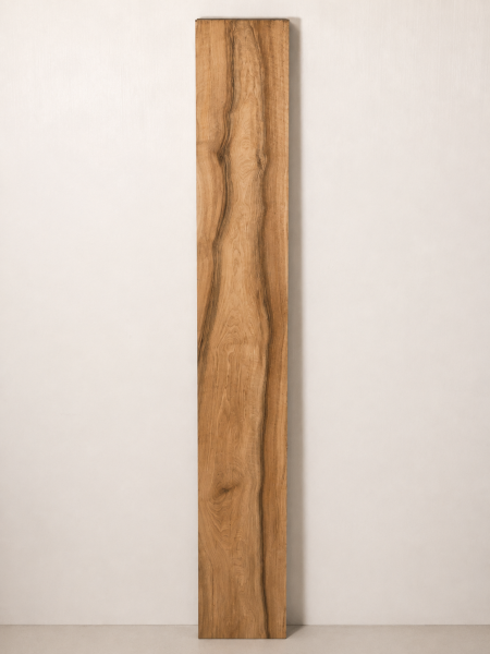 Walnuss Bohle 173,5 cm – Große Nussbaum Bohle gehobelt Rohware 4,1 cm - B466