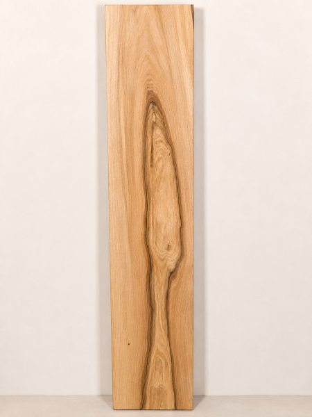 Walnuss Bohle 173,5 cm – Große Nussbaum Bohle gehobelt Rohware 4,1 cm - B466