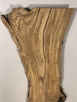 Selten großes Olivenholzbrett mit einzigartiger Maserung – perfekt für edle Tisch-Projekte und kreative Designs.