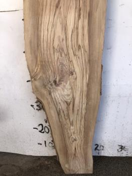 Olivenholzbrett mit ästhetischer Maserung – ideal für kreative Epoxidharz-Projekte.