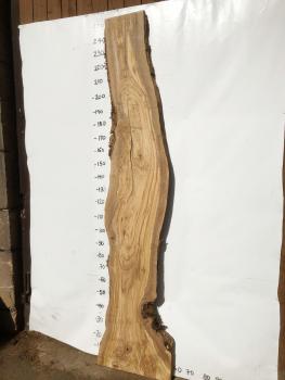 Große Olivenholz Bohle – ideal für den Bau von Theken, Esstischen oder Arbeitsplatten.